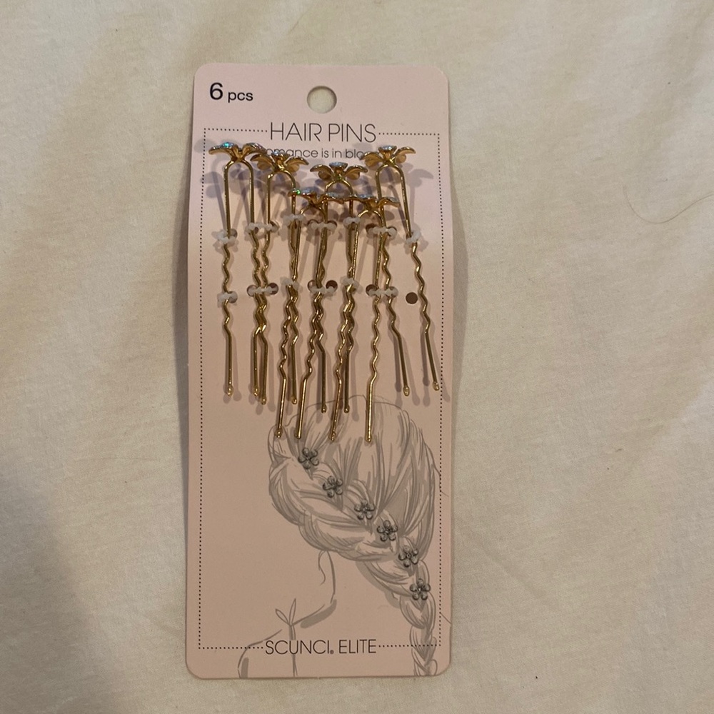Flower Hair Pins